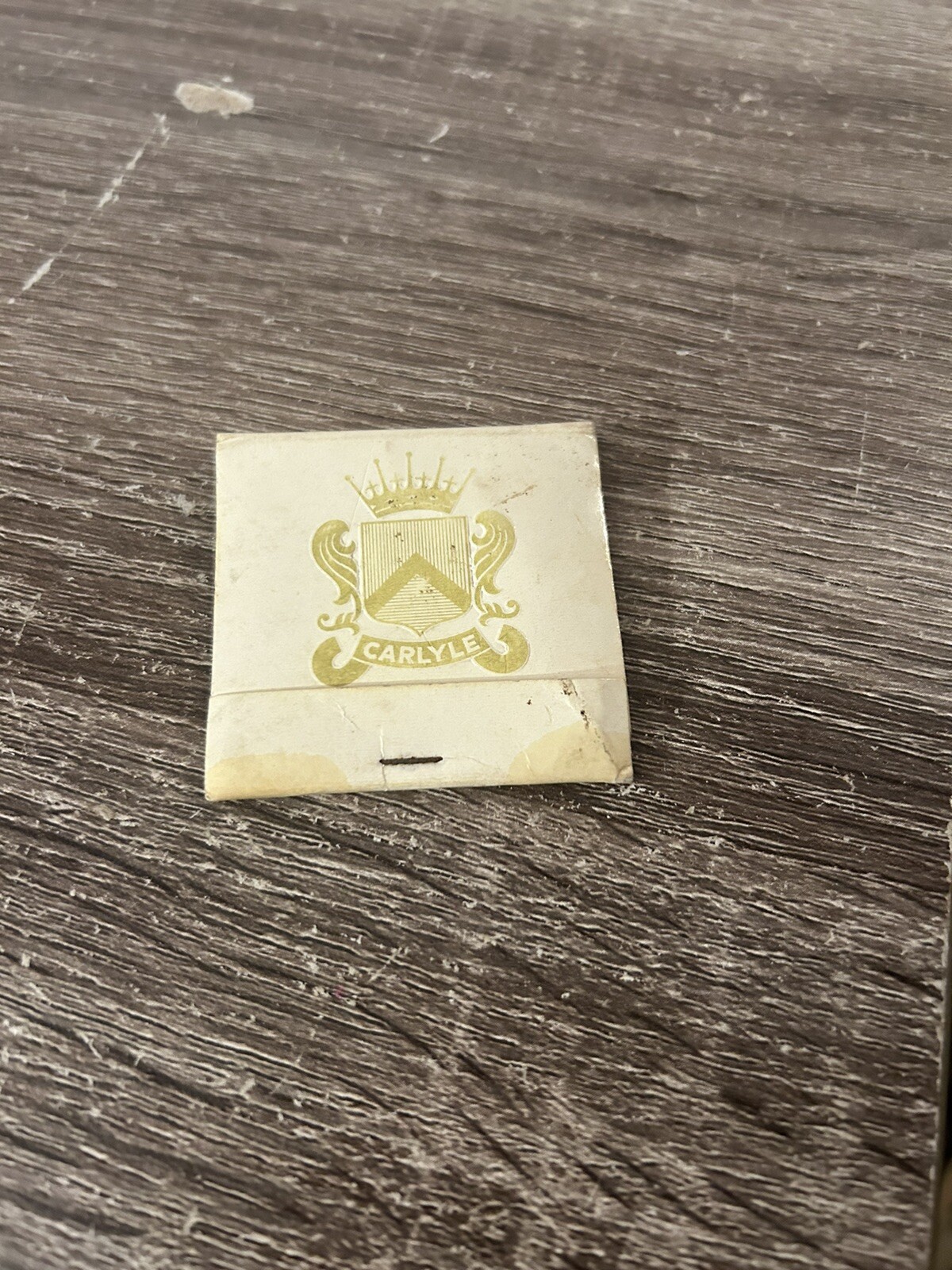 The Carlyle Hotel – MADISON & 76TH NYC New York Matchbook MATCHES USED