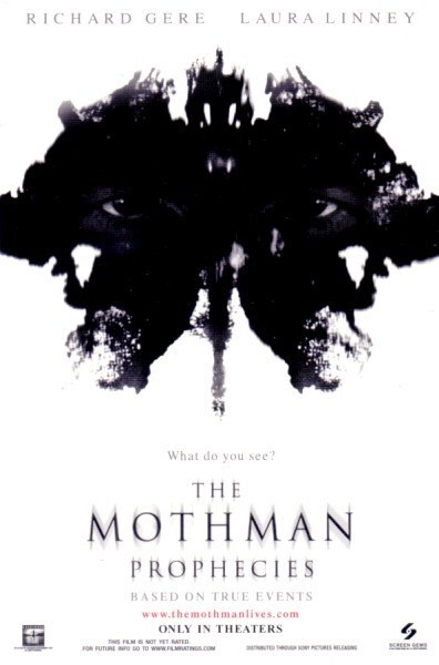 Mothman Prophecies 2001 2002 movie 4×6 inch promo card Richard Gere Laura Linney