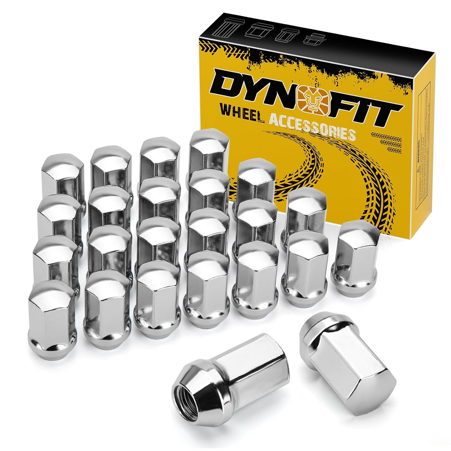24Pcs 14X1.5 OEM Lug Nuts 1.75 Inch(45Mm) Height 7/8″ Hex(22Mm), M14-1.5 One-Pie