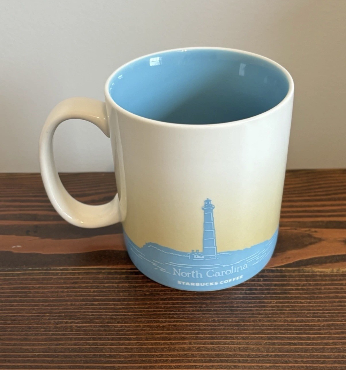STARBUCKS North Carolina Blue Global Icon U.S. States Mug Retired Collectibles