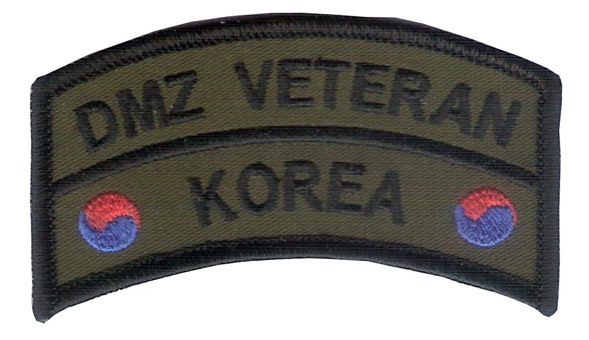 DMZ Tab – Republic of Korea Embroidered Tab – DMZ – Korean DMZ – 38th Parallel