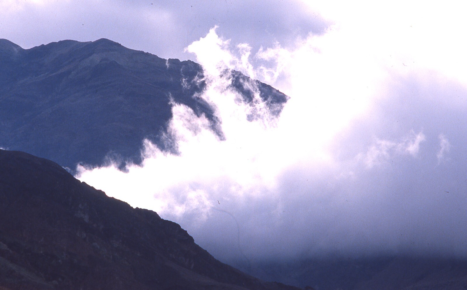 35 MM Color Slides Pro Photo Landscape Mountains White Clouds 1991 #4