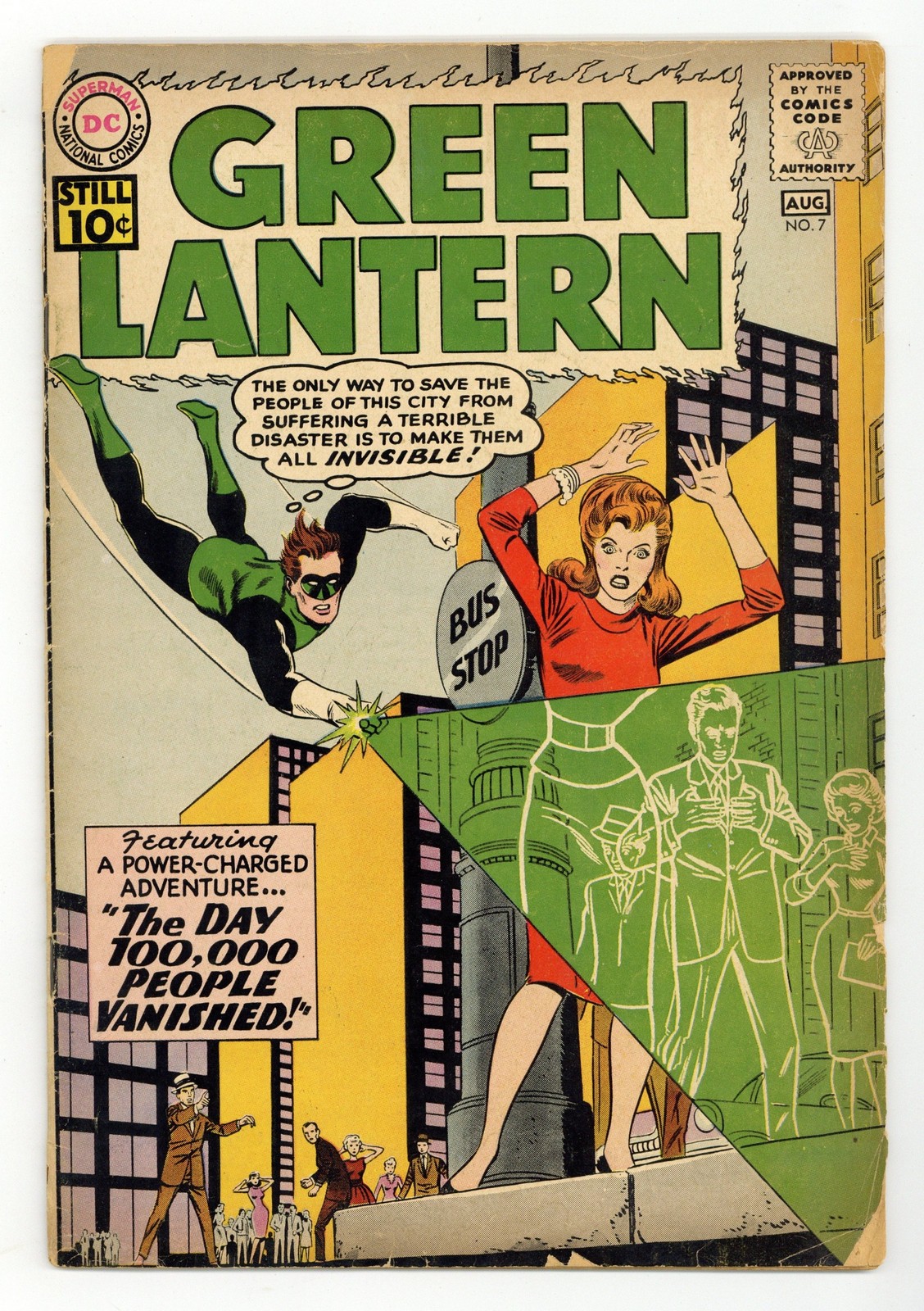 Green Lantern #7 FR/GD 1.5 1961 1st app. and origin Sinestro
