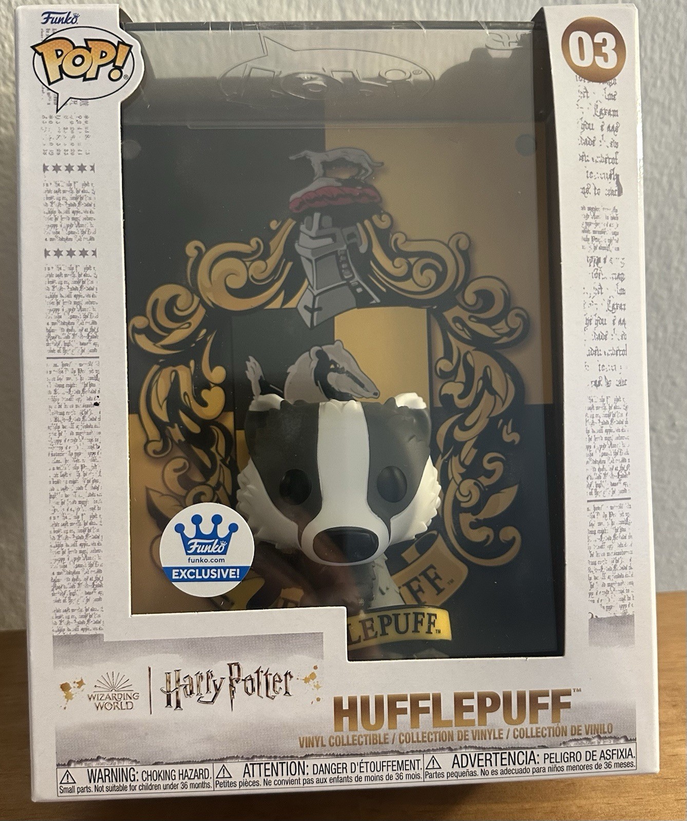 Funko Pop!: Harry Potter – Hufflepuff – Funko (Exclusive) #03