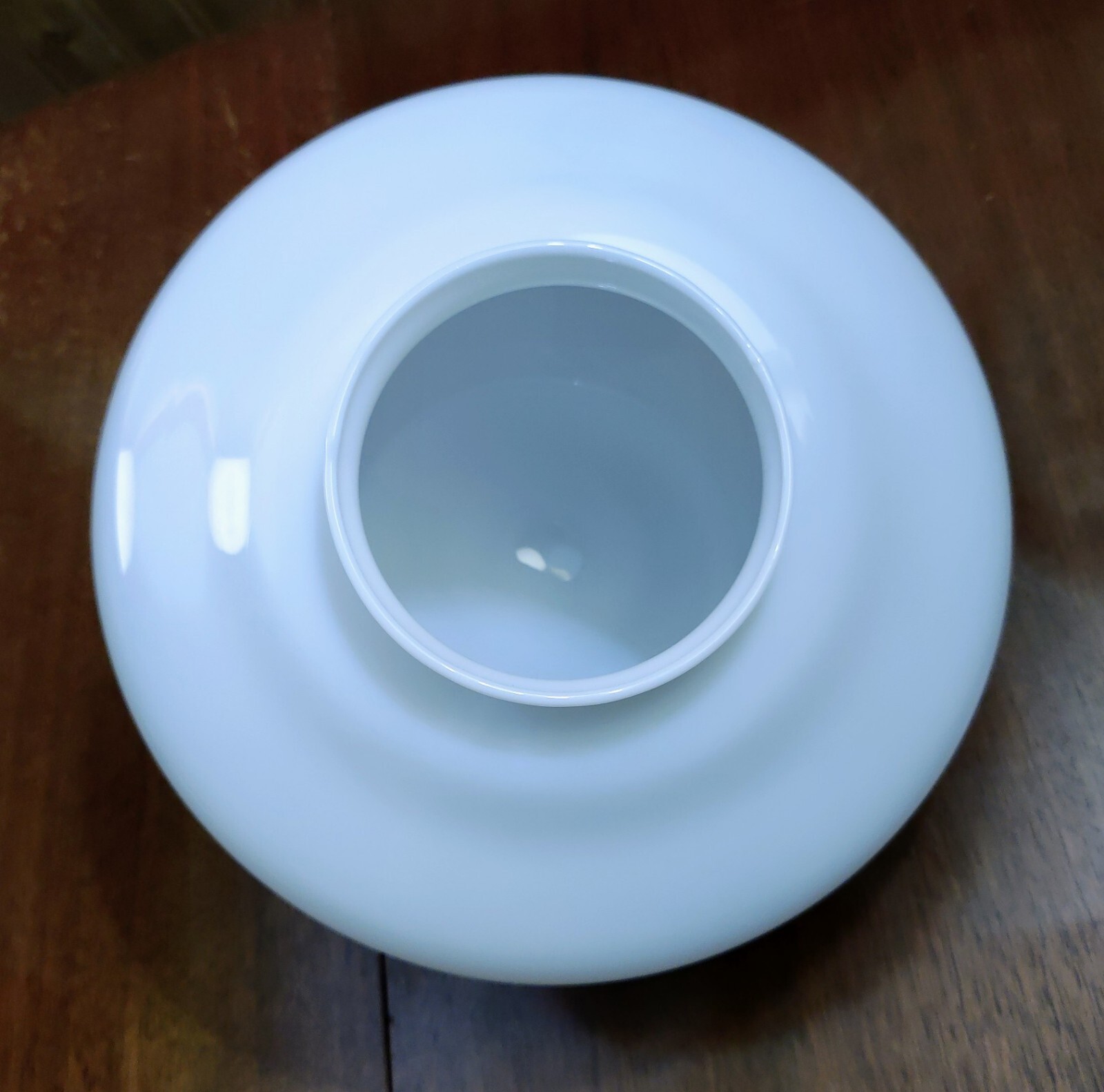 Replacement White Glass Globe Ceiling Lamp Shade 8.5″ Diameter 3.25″ ID Opening