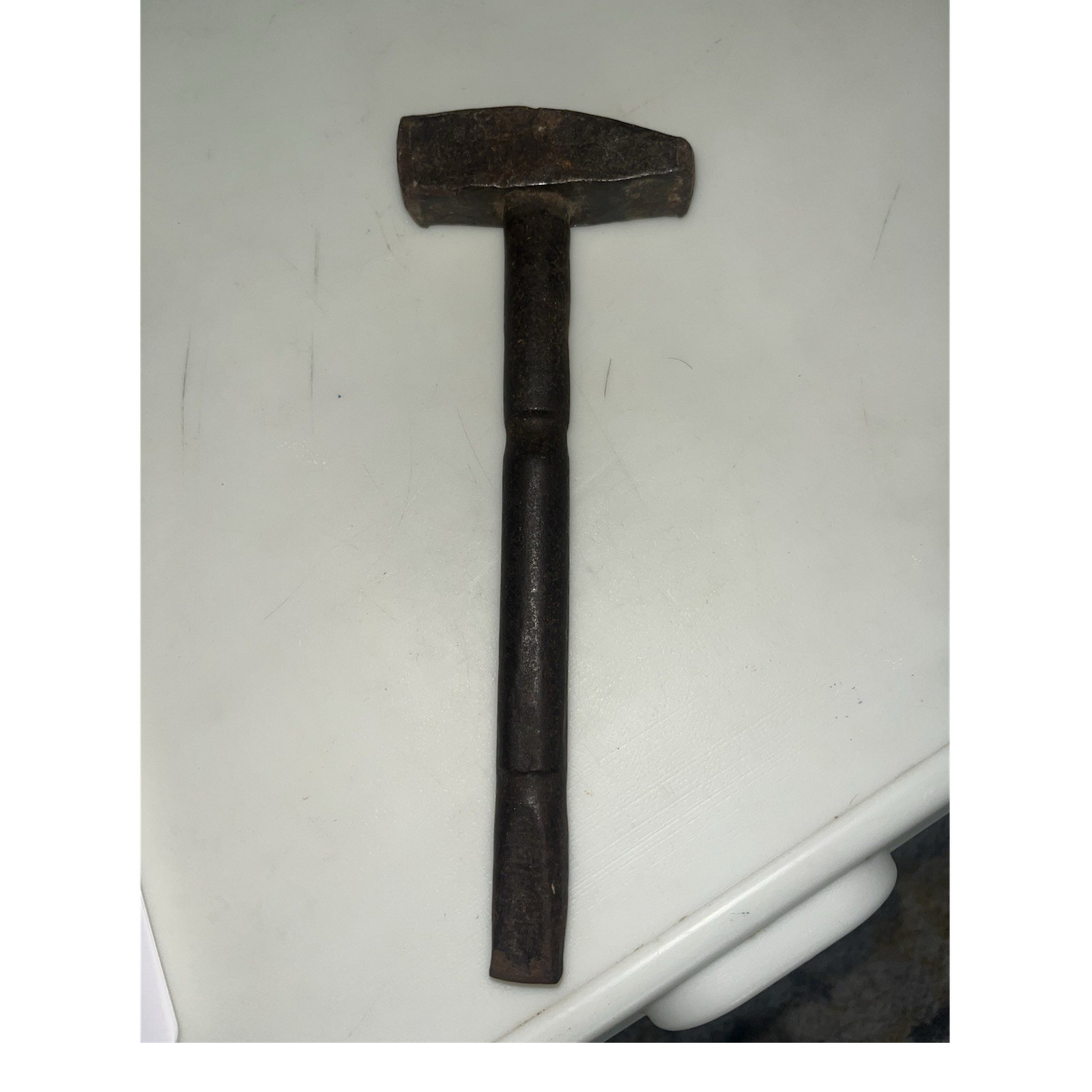 Vintage Original Collectible Metal Hammer Iron Head Rusty Antique Tool Unique