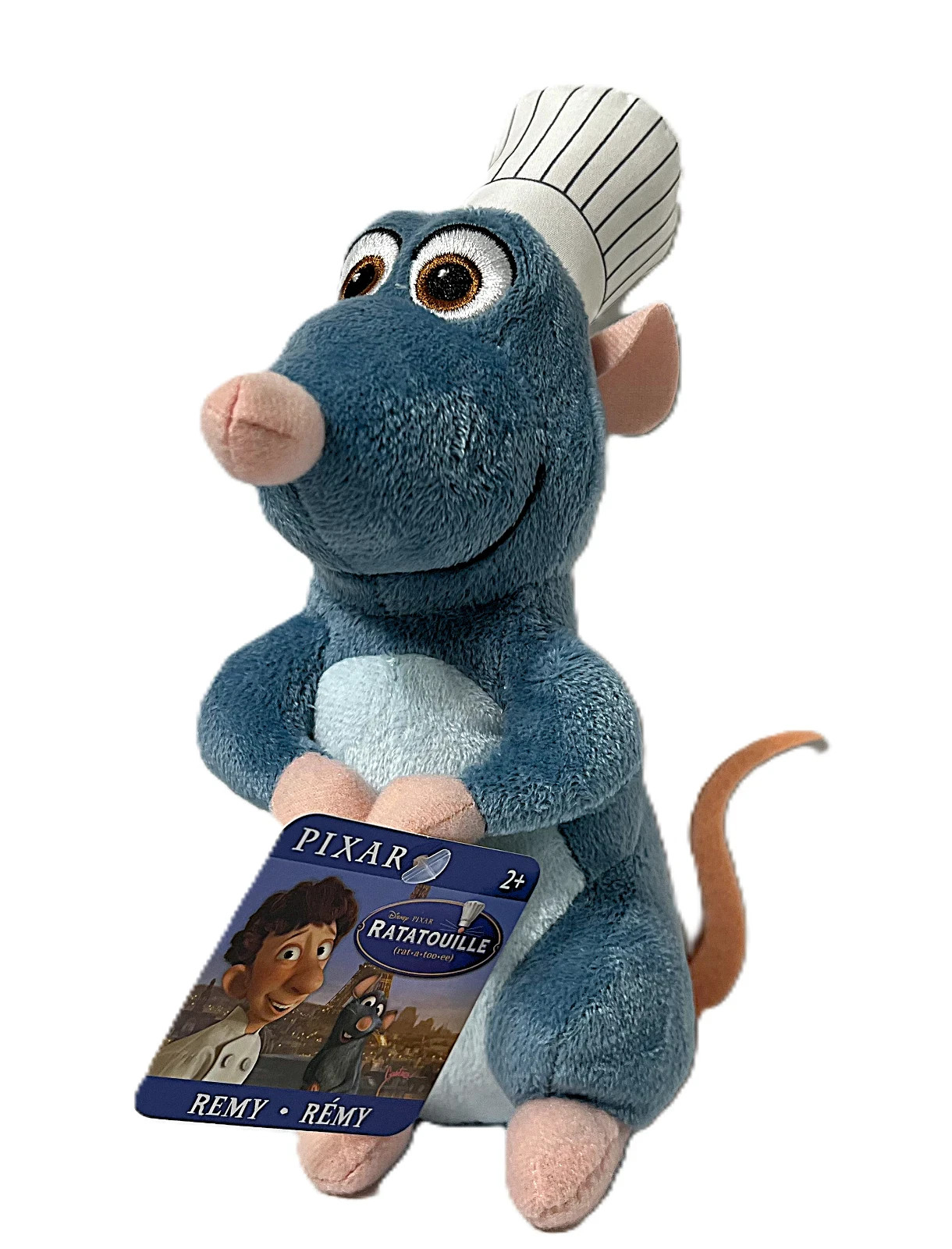 Disney Pixar Remy Ratatouille In Chef Hat 8″ Plush Toy Just Play 2026 NWT NEW