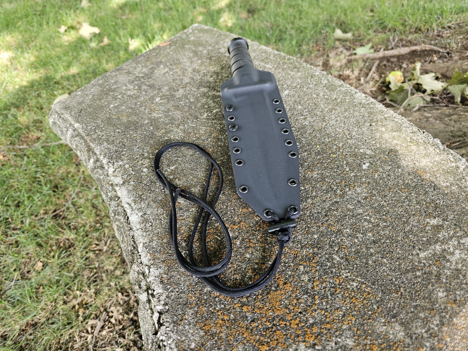 KA-BAR 1269 & 1271 Kydex Sheath, Dangler,mini Ferro Rod, Pancake, Paracord (Blk)
