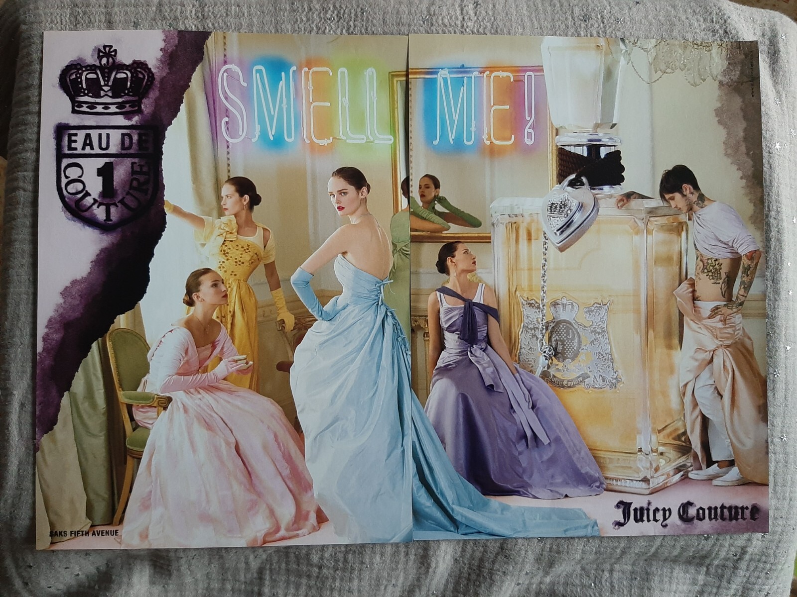 Perfume Paper Advertising. 2008 Ad Juicy Couture Perfume