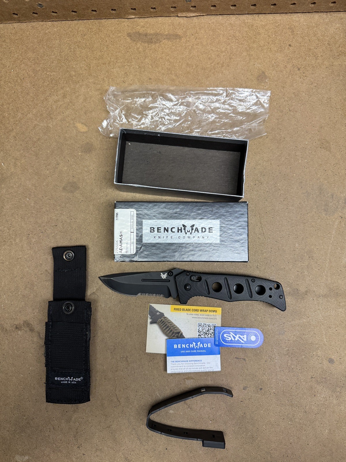 Benchmade Adamas 275sbk Manual