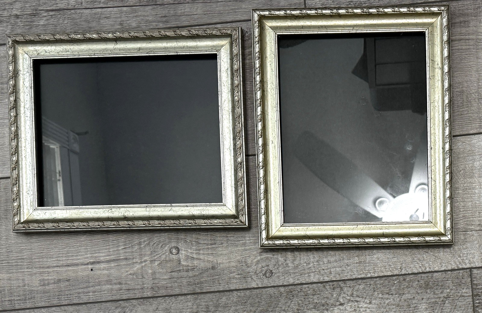 Burnes of Boston Gold Distressed Wood Leaf Scroll Picture Frames Fits 8×10 Set 2