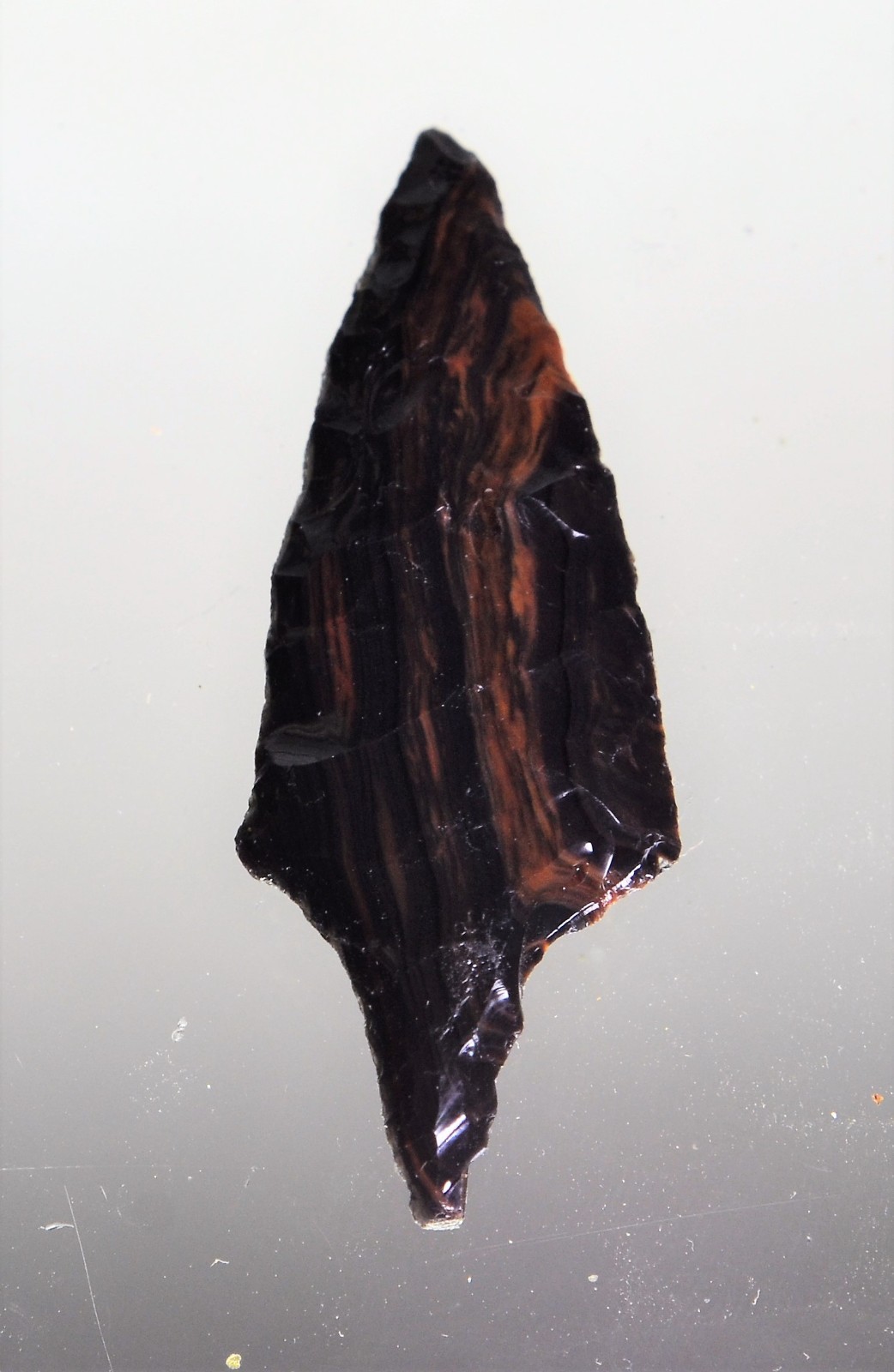 Authentic Modern Reproduction of Pre 1600 Pacific Northwest Obsidian Arrowhead