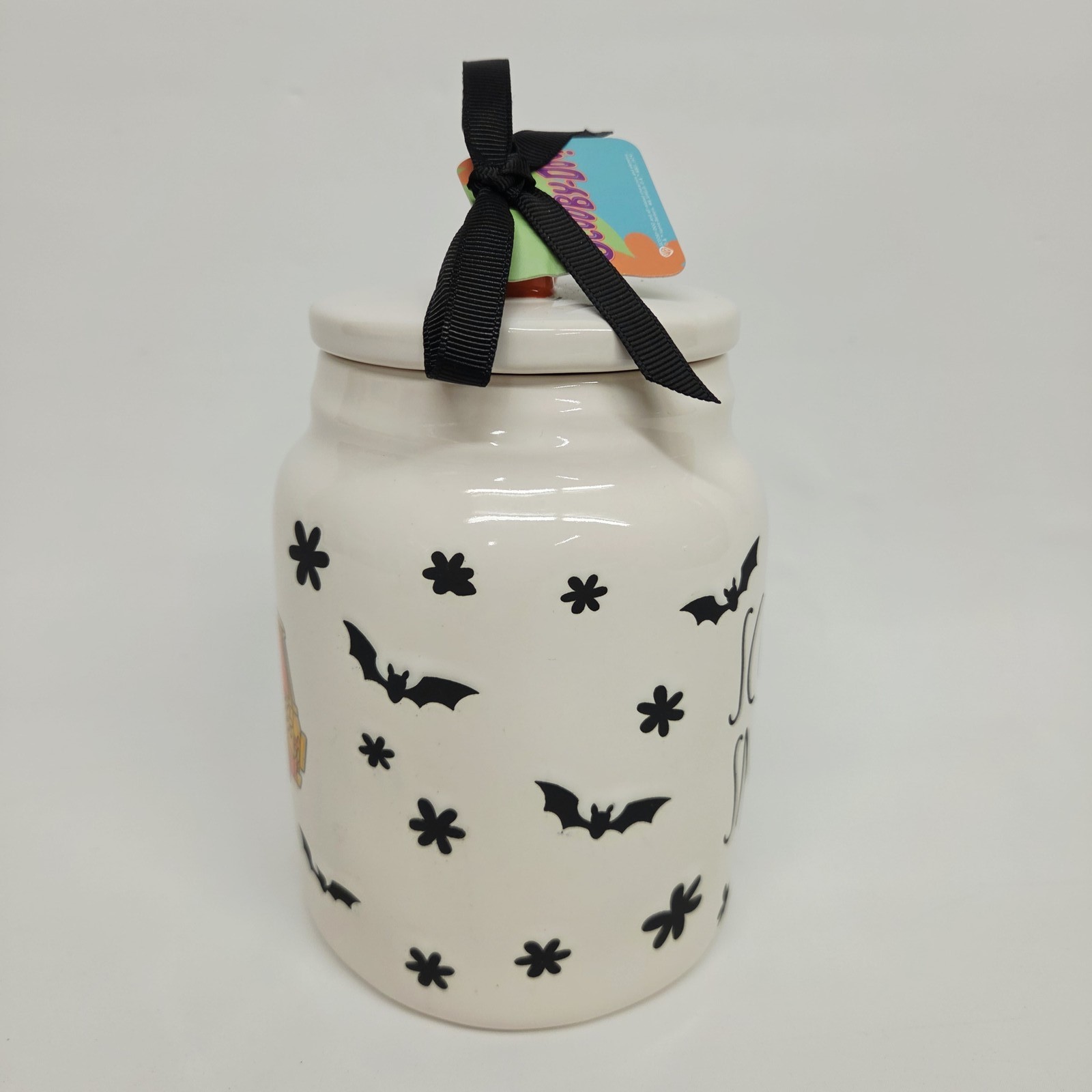 Rae Dunn Scooby-Doo Scooby Snacks Mystery Machine Ceramic Canister Jar NEW
