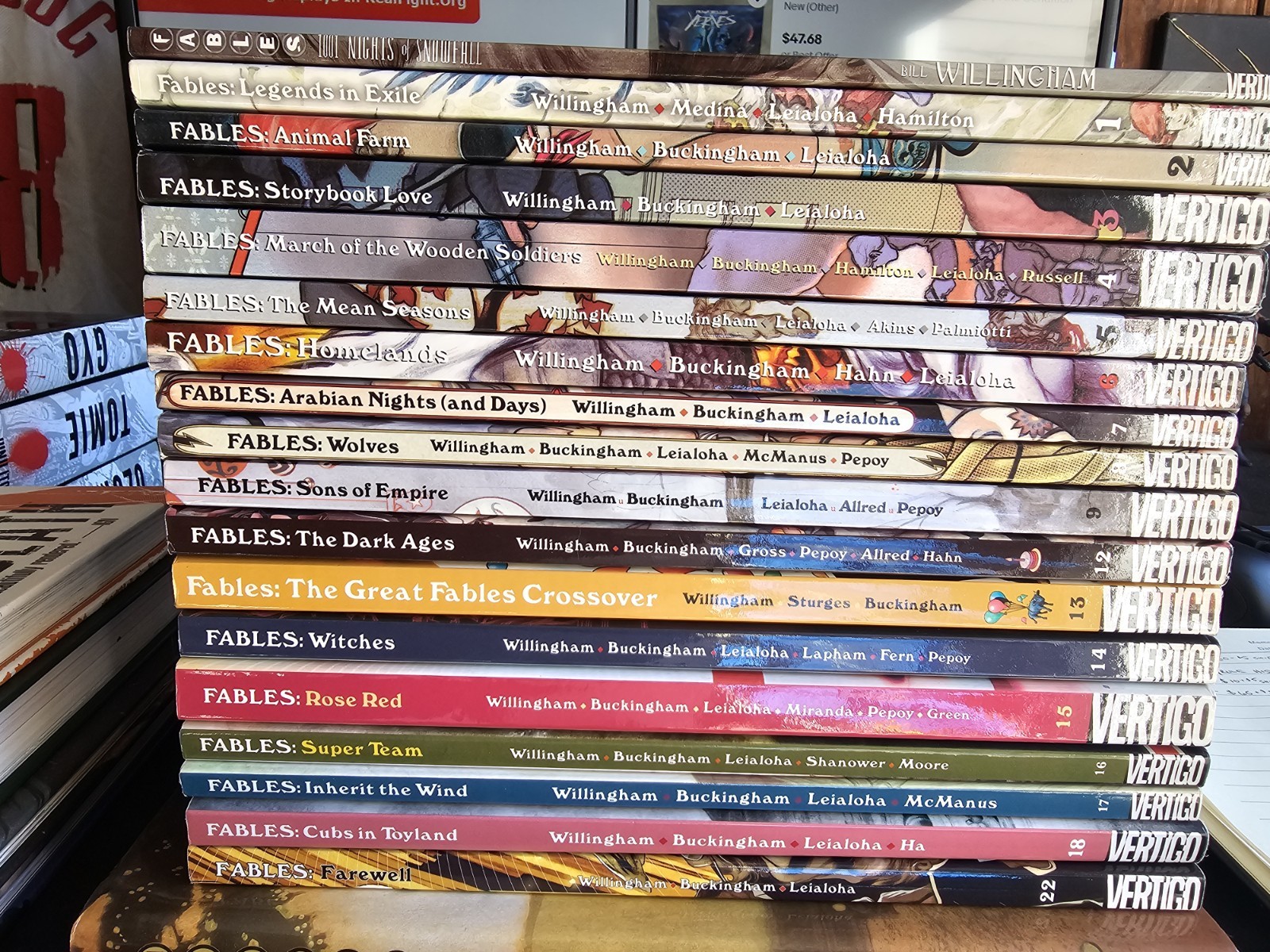 Fable TPB Set 19 Book lot