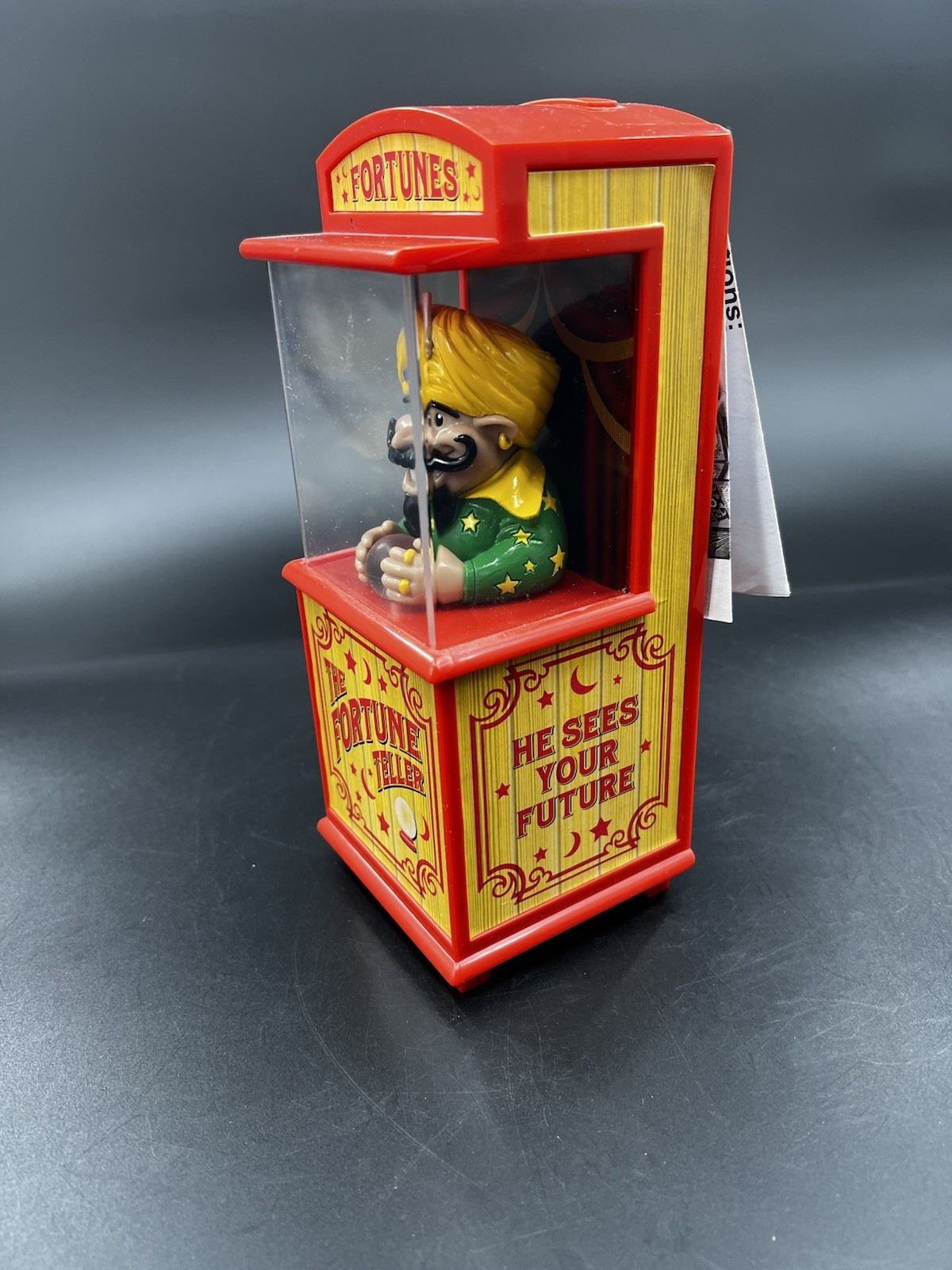 Fortune Teller Bank Genie Carnival Circus Lights Up Talks Animated Tested *Video