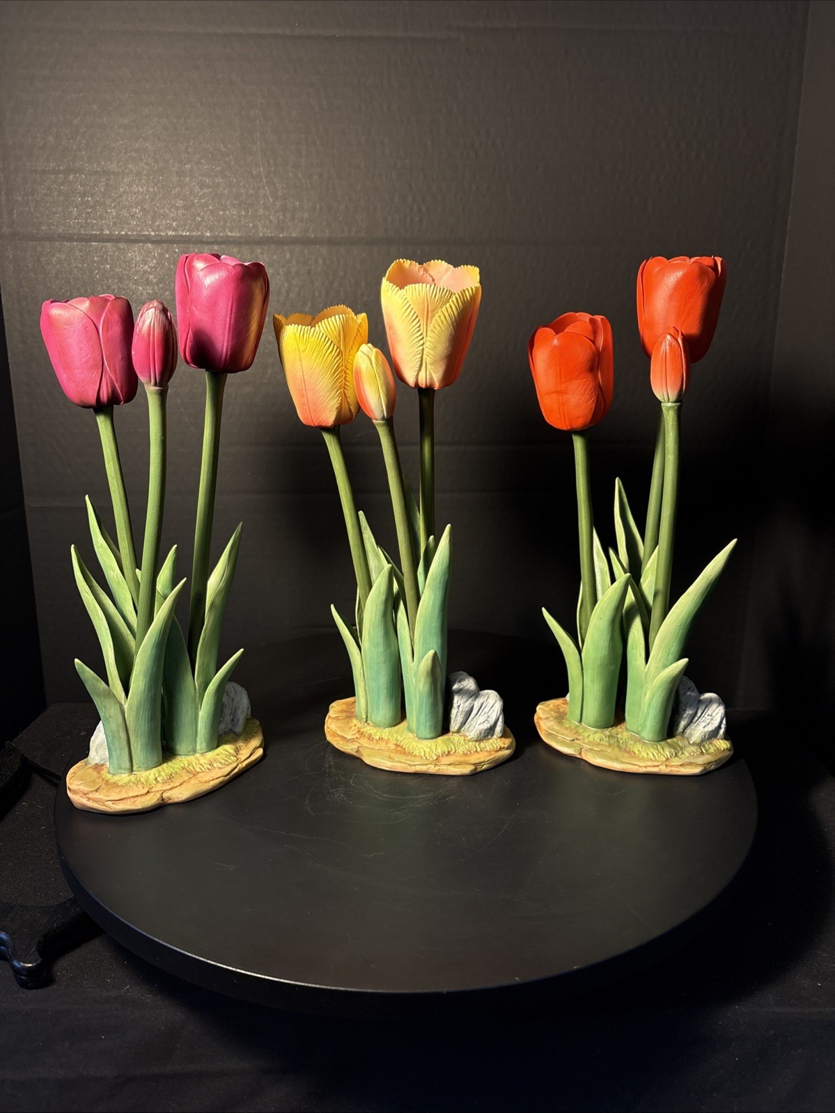 Vtg Andrea by Sadek Tulips 3 Varieties Avail Purple, Flame, Rhapsody Rare! HTF