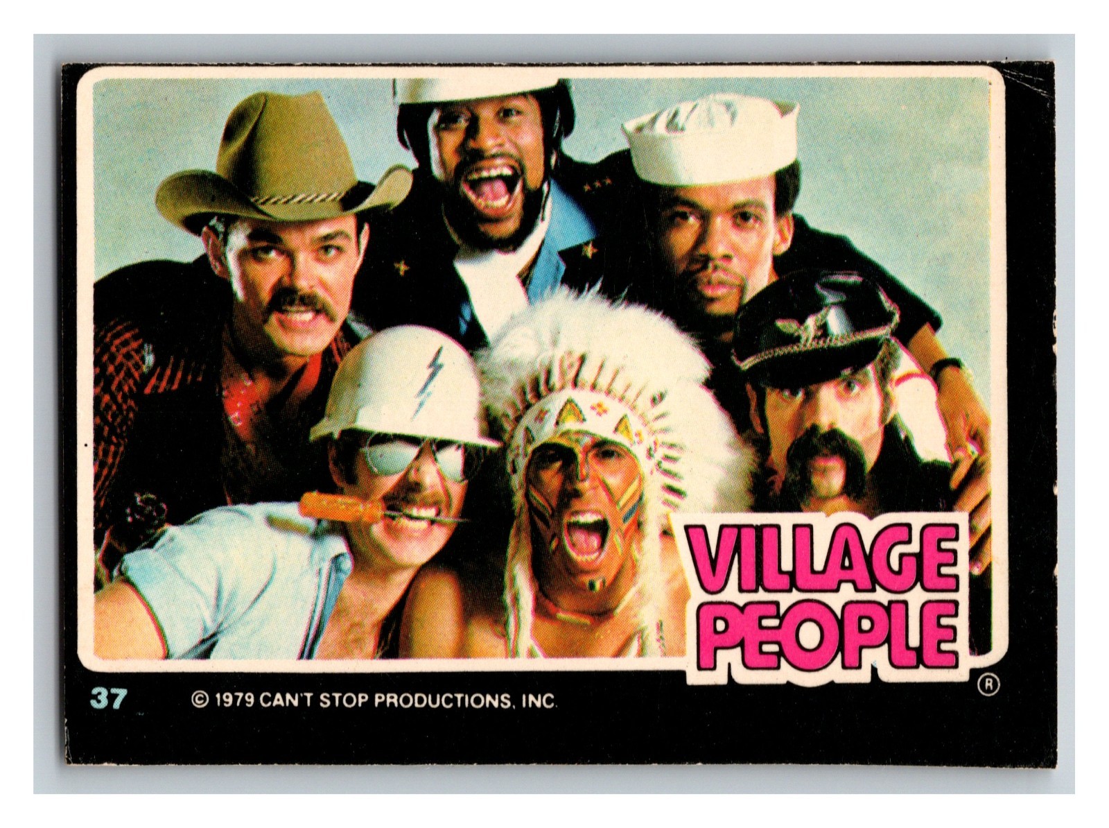 VILLAGE PEOPLE – 1979 MUSIC TRADING CARD – #37