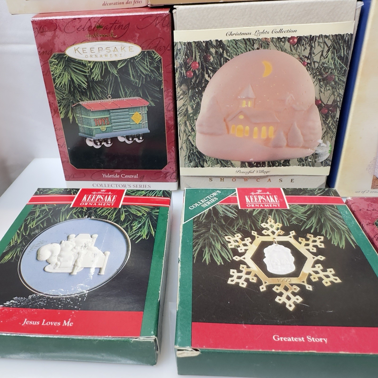 Vintage Hallmark Keepsake Christmas Ornament Lot of 15 Collector Series 1987+