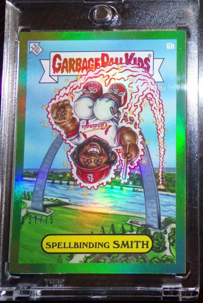 2023 Garbage Pail Kids GPK X MLB GROSS Green 6b Ozzie Smith 37/75