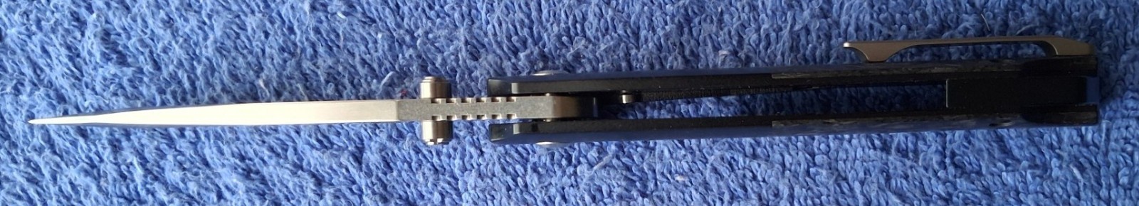 Kansept Knife -Warrior -Carbon Fiber and Titanium -Excellent condition.