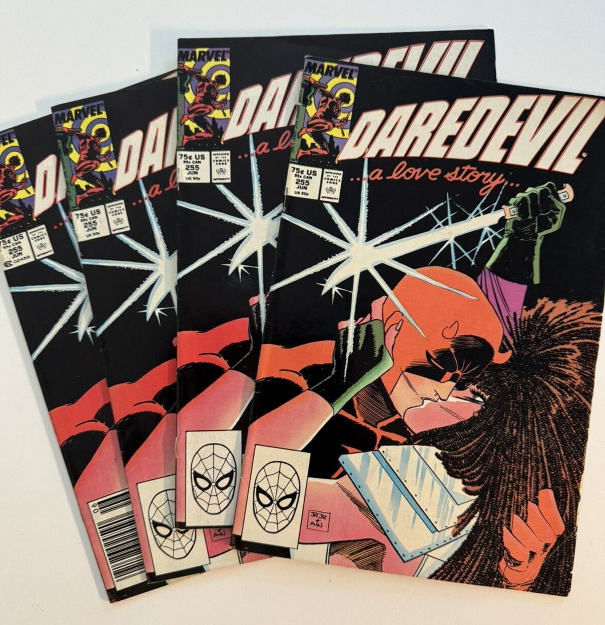 Daredevil A Love Story 1998 Marvel Comics #255 – Lot of 4