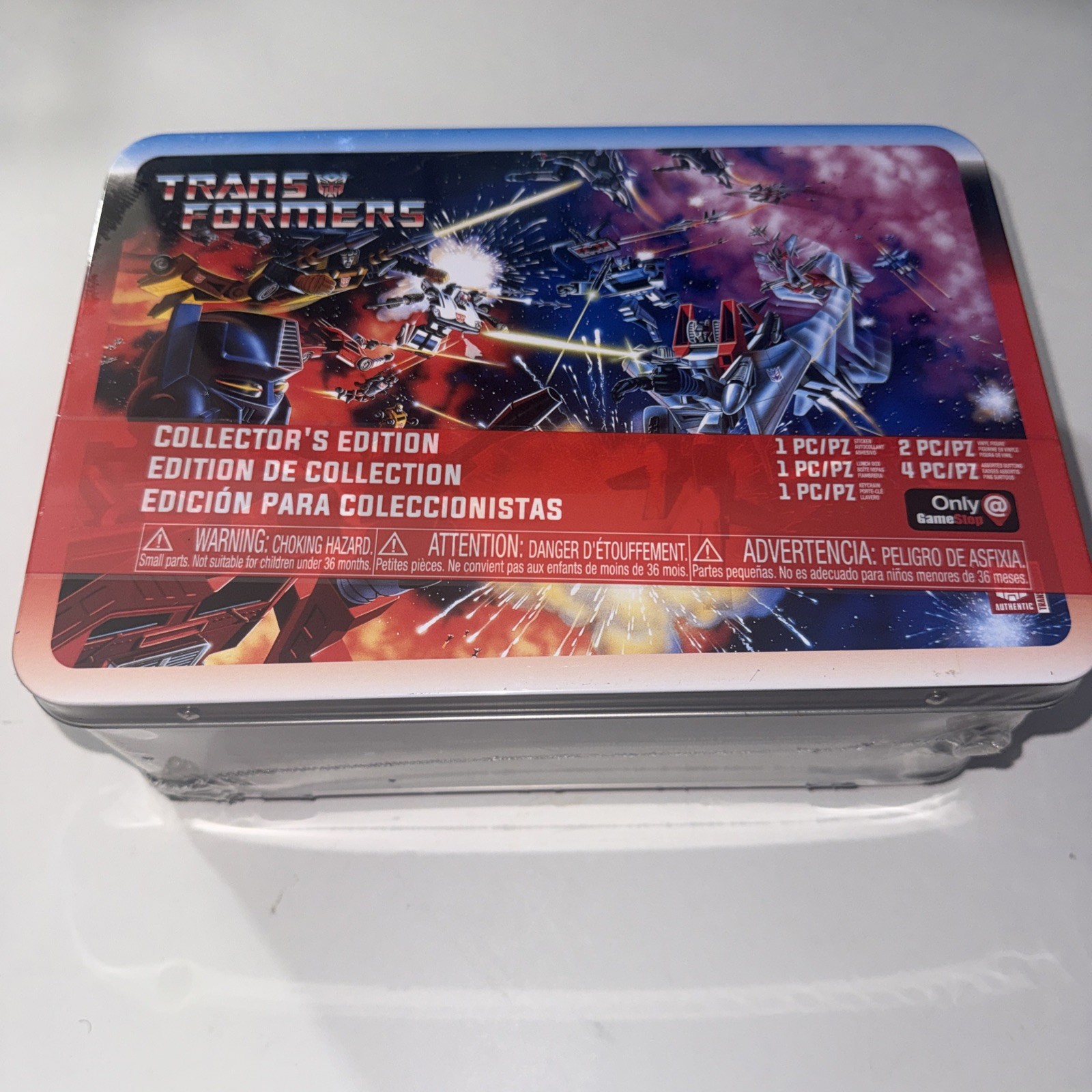 Funko Lunch Box Pop! Transformers vs GI Joe GameStop Exclusive Sealed. New Mint