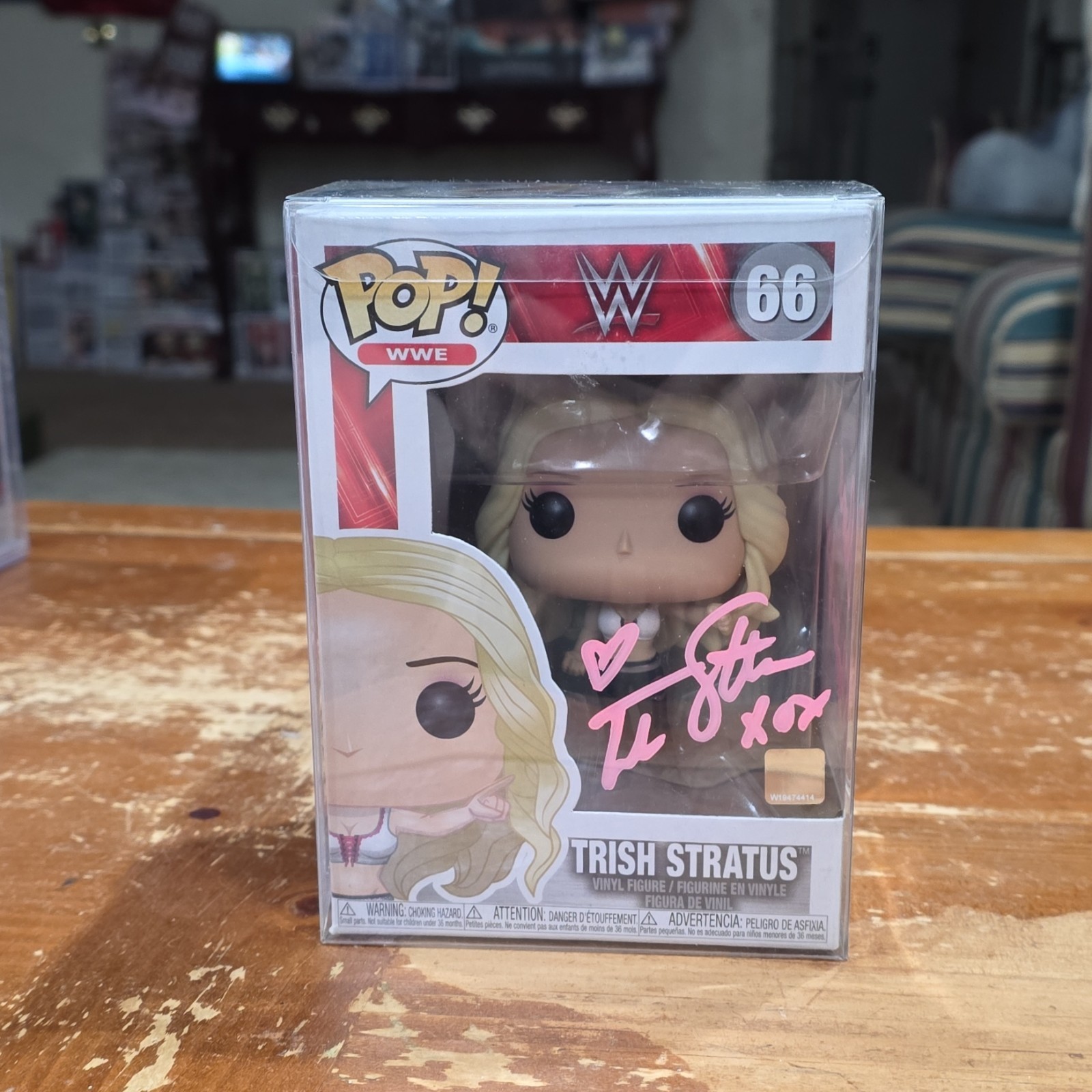 Funko Pop! WWE Trish Stratus #66 Vinyl Figure Autographed Signed Unopened