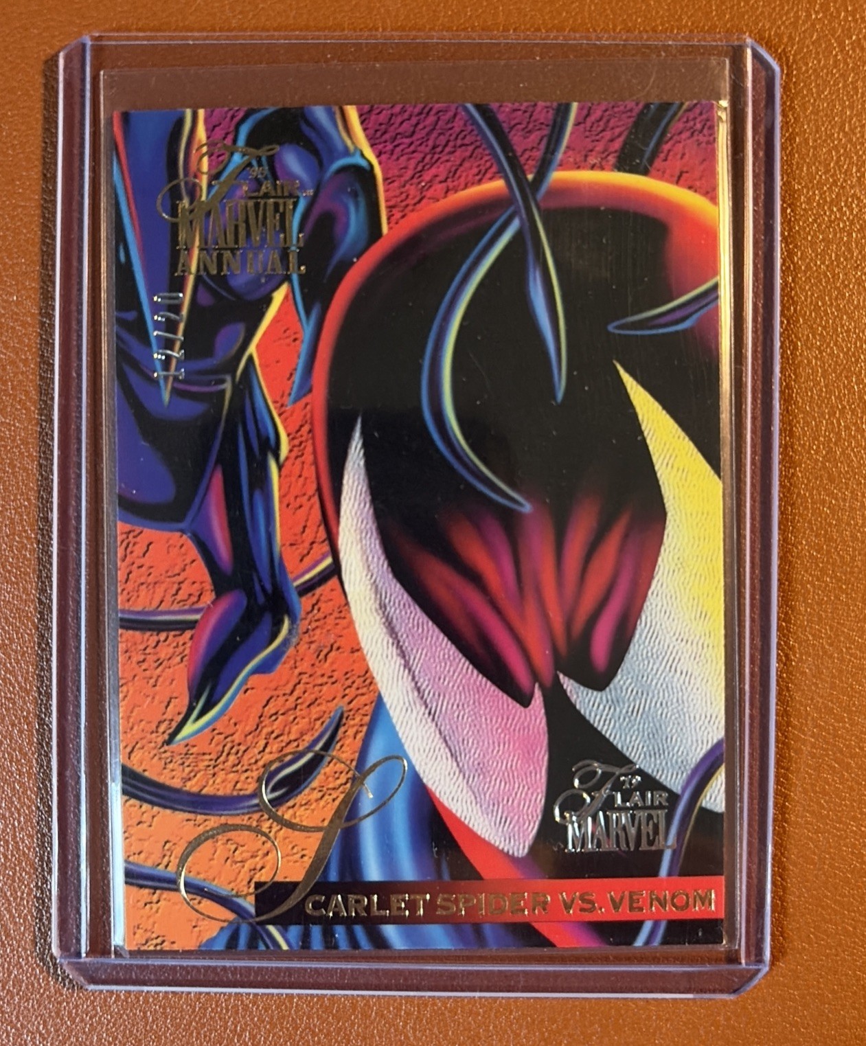 2019 Flair Marvel 1995 Annual Venom V Scarlet Spider 12/20 Buy Back