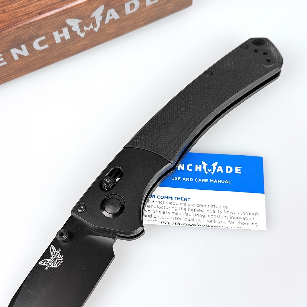 Benchmade 15080-2 Crooked River CPM-S30V Black Blade Black Handle Folding Knife