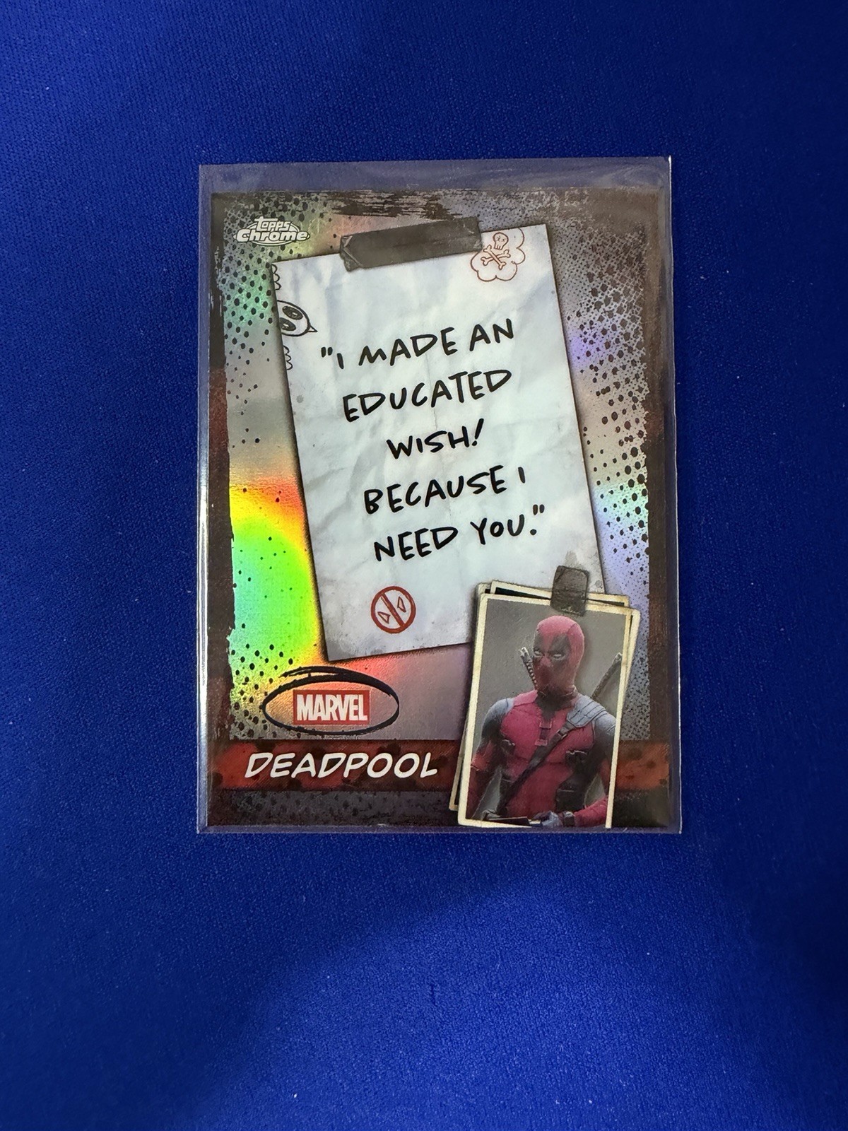 2025 Topps Chrome Marvel Deadpool- Welcome To The MCU Deadpool SP WM-07
