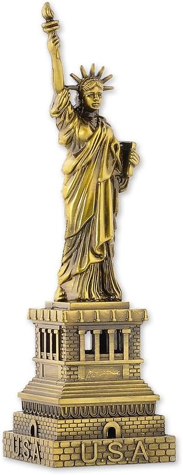 Statue of Liberty Model – Metallic Statue – Figurine for Souvenirs (5.9 Inch)