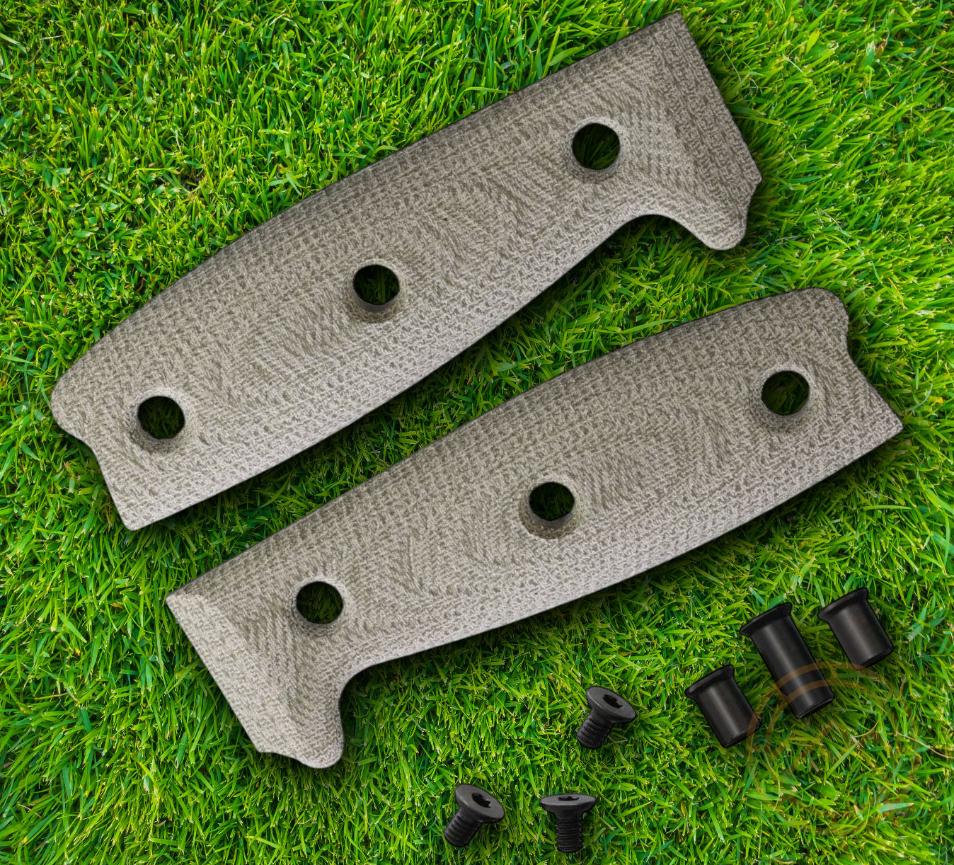 ESEE Handle For ESEE 4 Fixed Blade Knife Green Micarta Includes Hardware USA