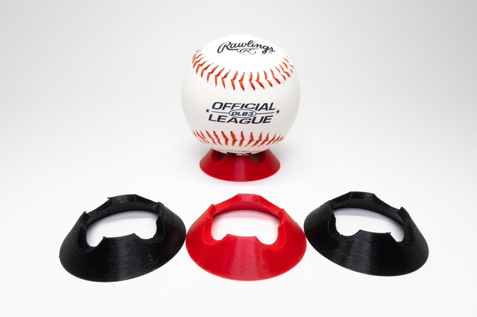 Baseball Ball Holder Display Stand, Ball Collection Display Holder 2-PCS New