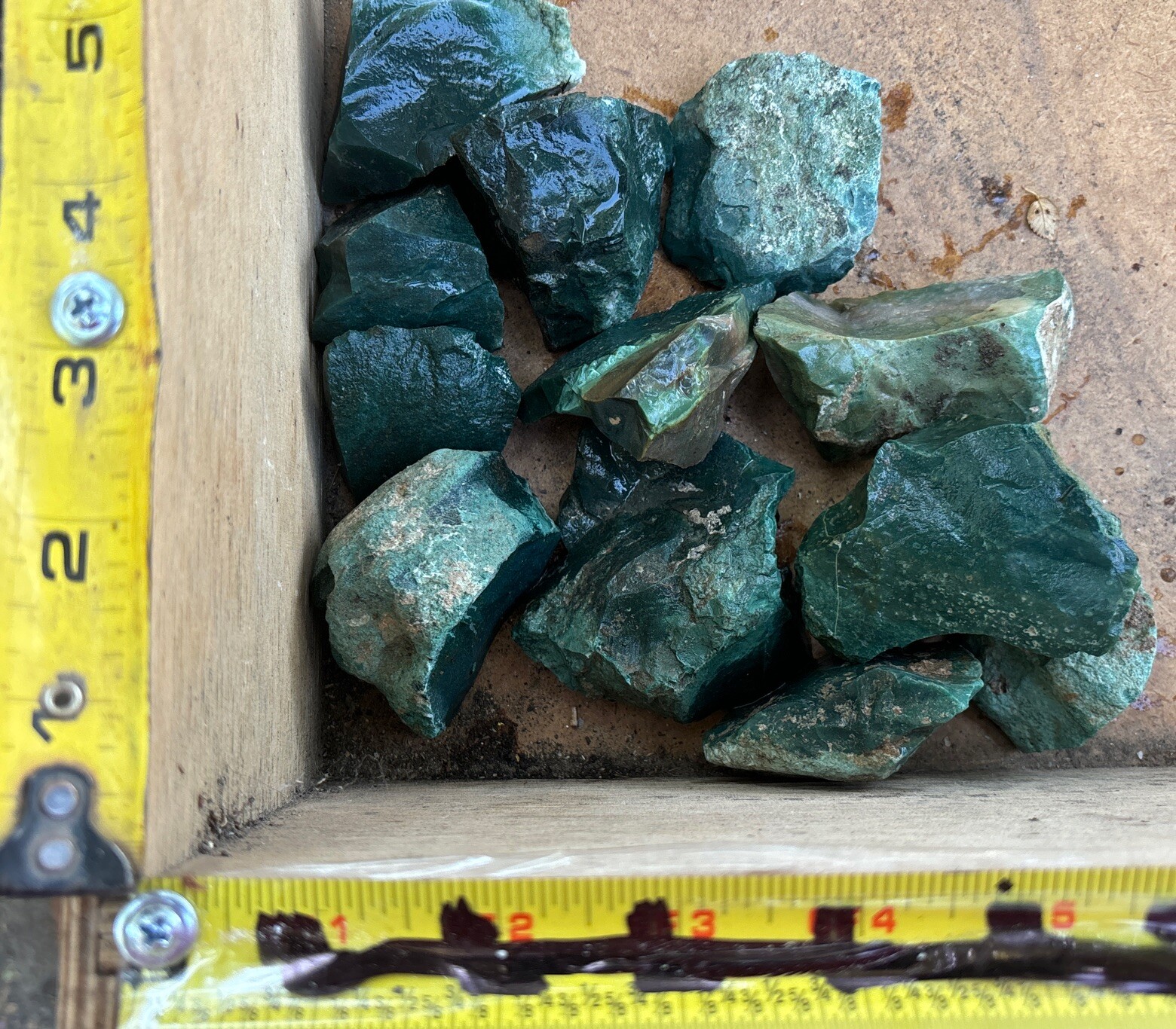 1 pound fancy Jasper rough 1 to 2 inch