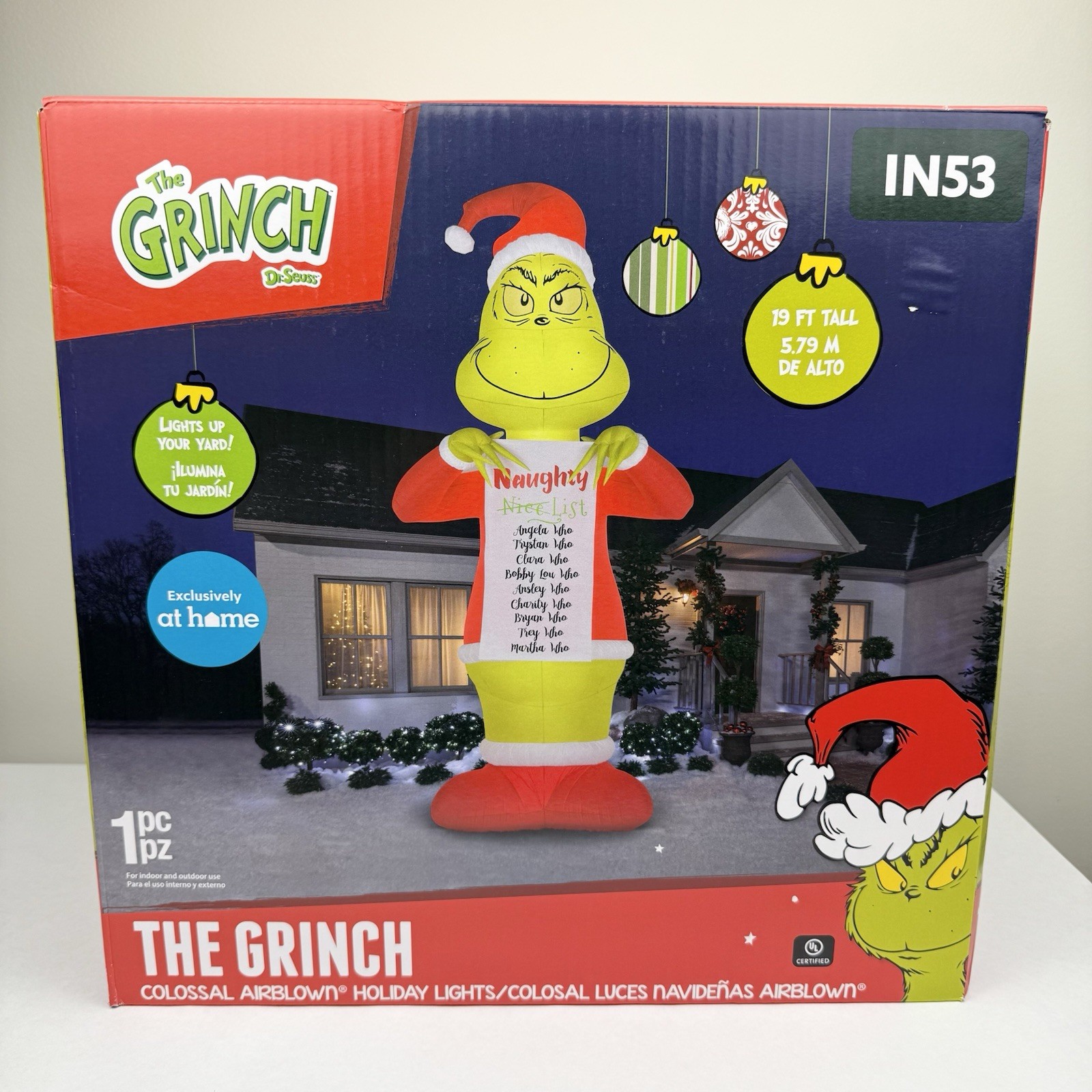 Gemmy 2025 BRAND NEW 19ft Colossal Grinch Christmas Airblown Inflatable Dr Seuss