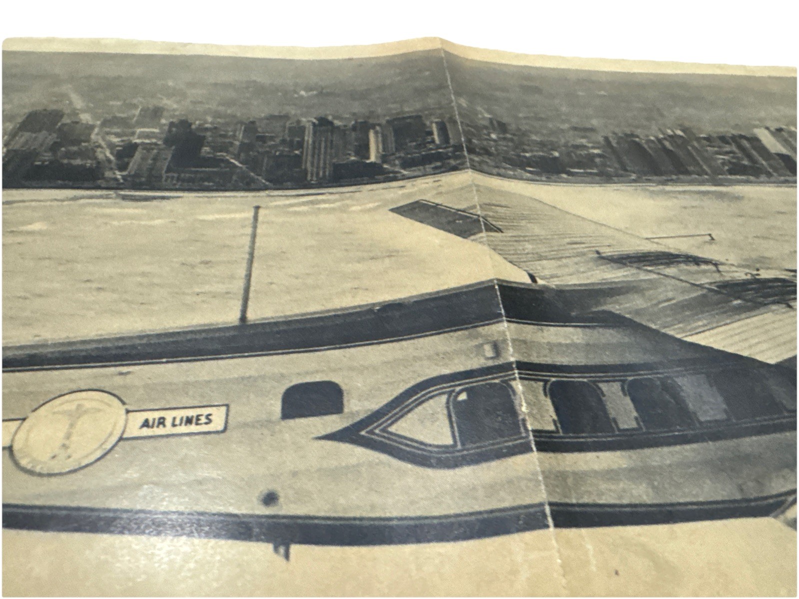 United Airlines USPS Plane 13x19in Poster Print Early Boeing 80-A Aviation News