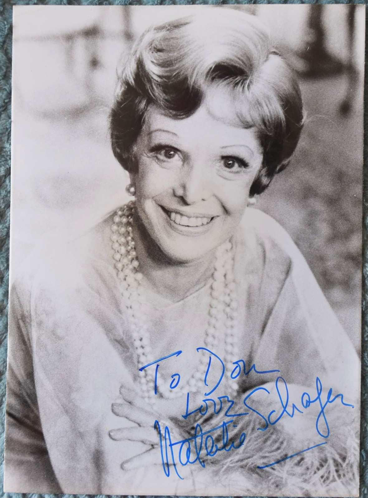 Natalie Schafer Hand Signed Photo 6 3/4″X9 1/4″