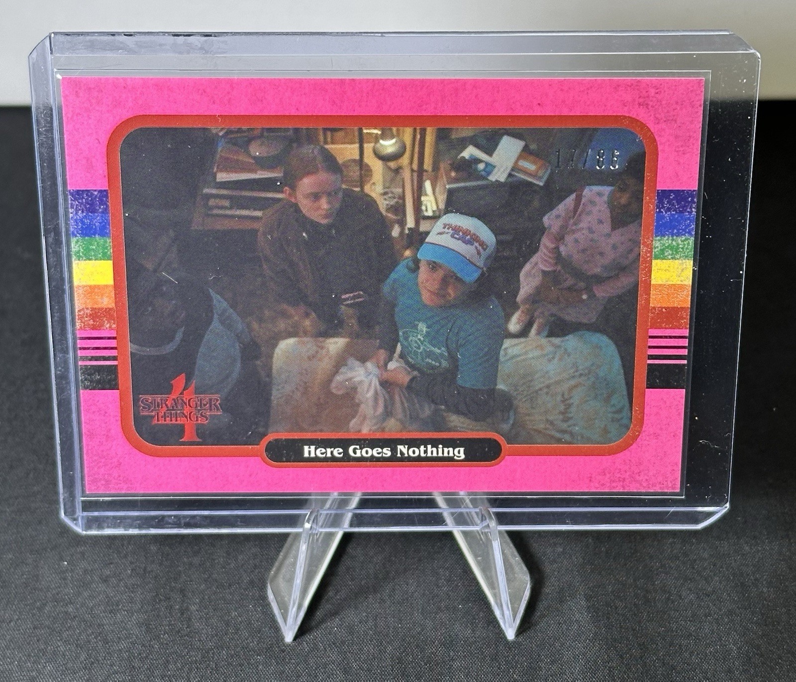 2023 Zerocool Stranger Things Season 4 – 1986 Pink Parallel /86 – 7 Card Lot 🔥