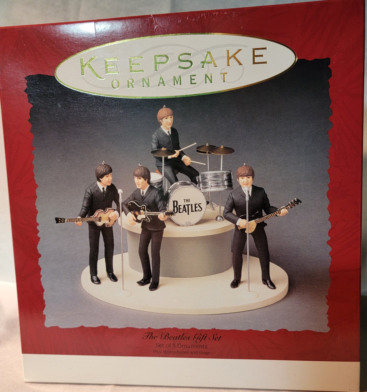 1994 Hallmark Keepsake Ornament The Beatles Gift Set Brand New MIB & Outer Box
