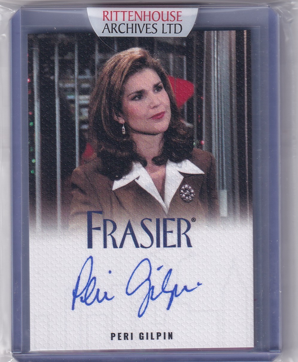 2026 Frasier David H. Pearce + Peri Gilpin Canvas Autograph Card + Signed Plate