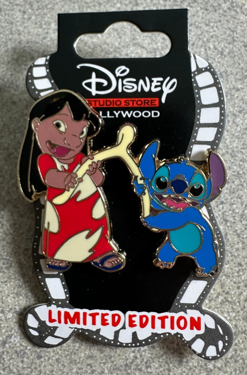 DISNEY PIN LILO & STITCH WISHBONE THANKSGIVING 98694 2013
