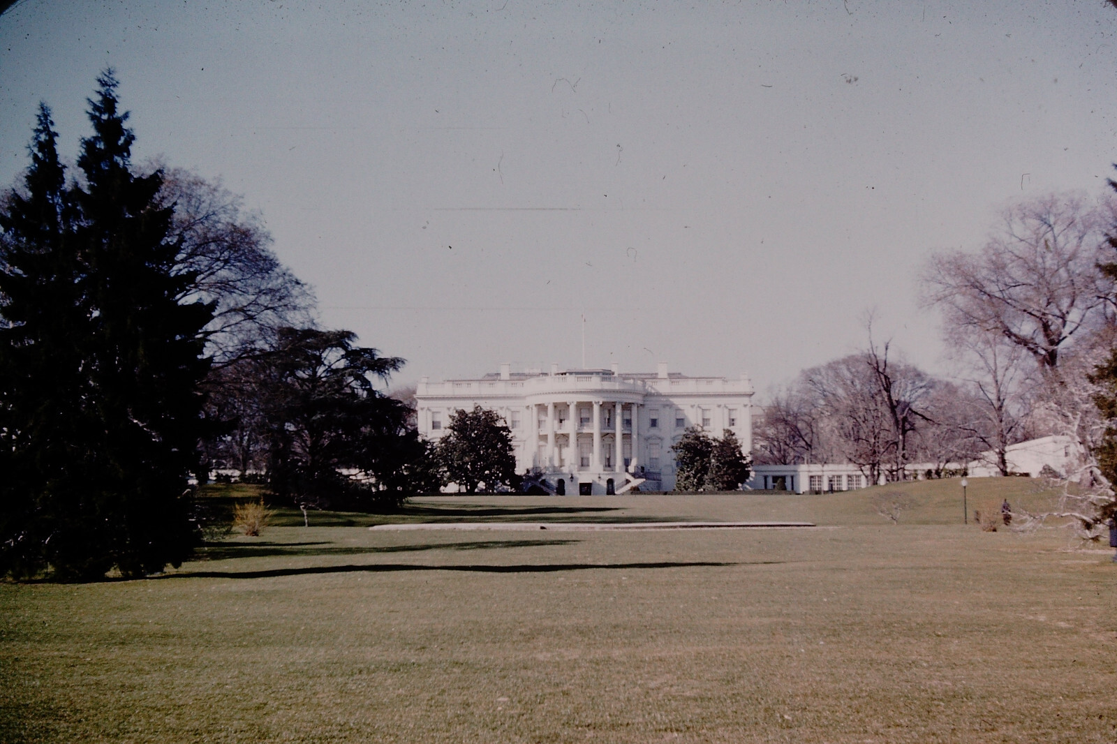 MARCH 1959 The White House Washington DC Kodachrome Slide Z-D