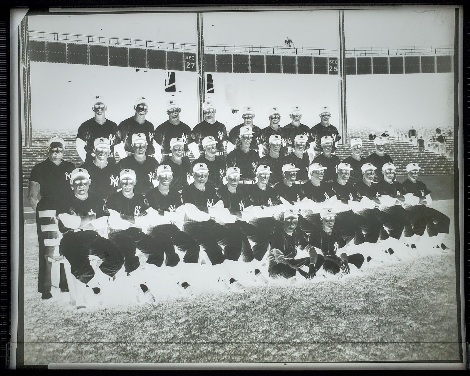 1952 New York Yankees World Series Champions MLB 8×10 Negative