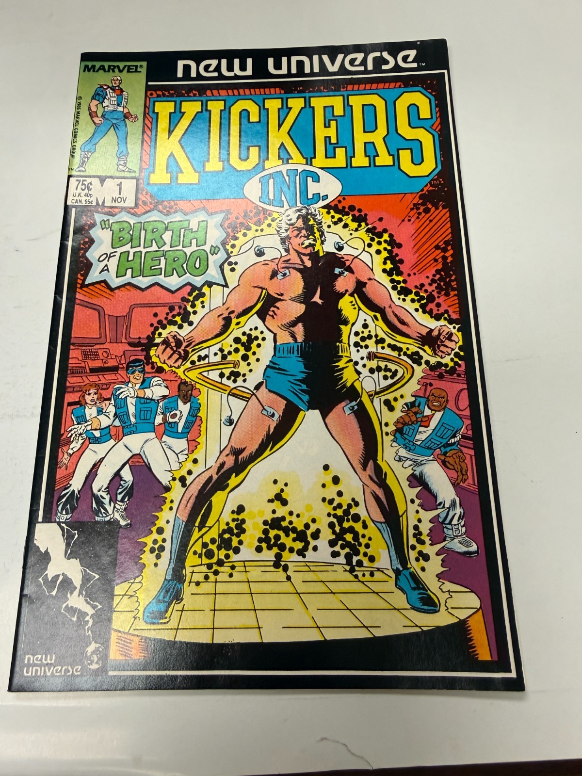 Kickers Inc. #1 VF/NM Marvel Comic Book New Universe 8 ET18