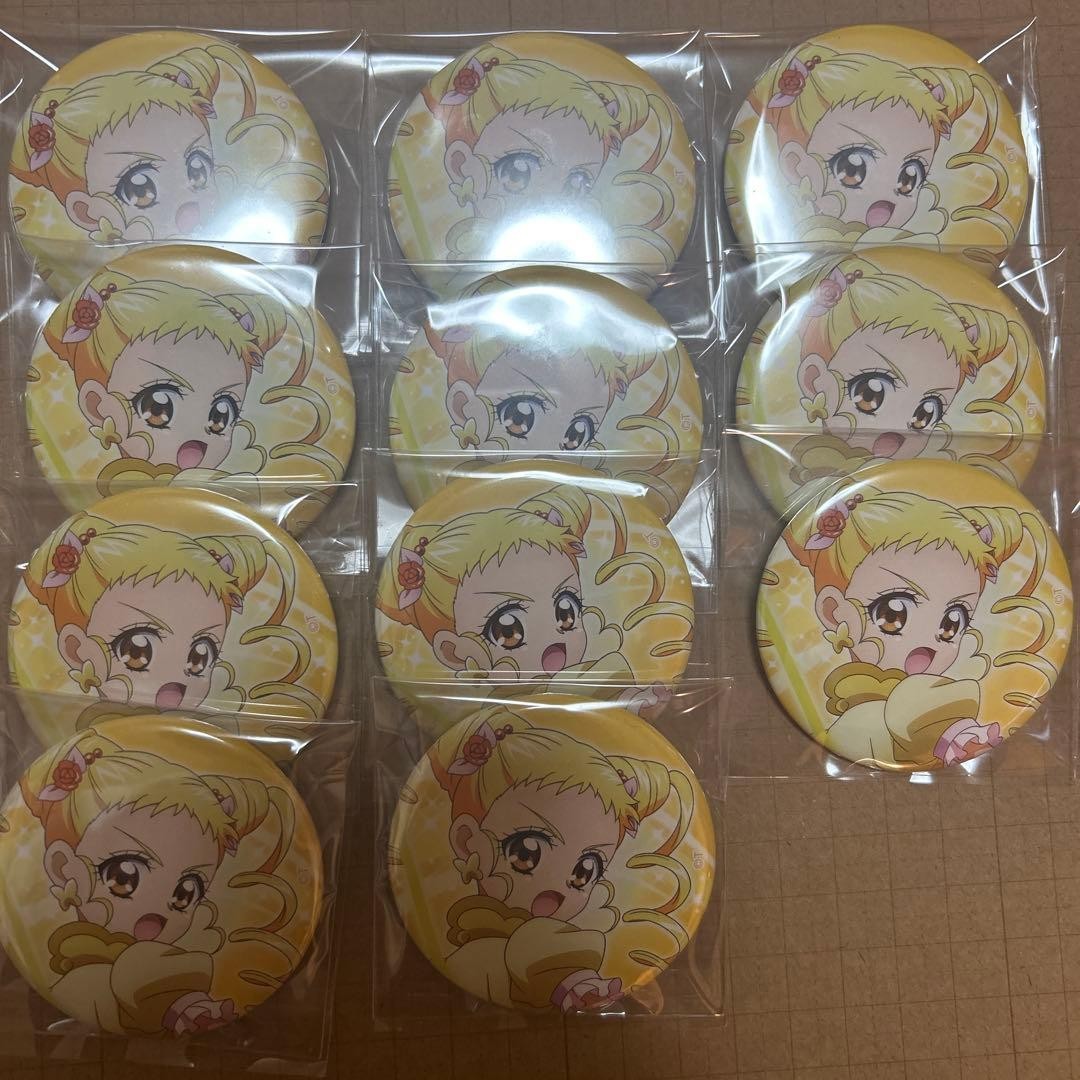 PreCure Cure Lemonade Can Badge 11-Piece Set Unused Unused Character Pins