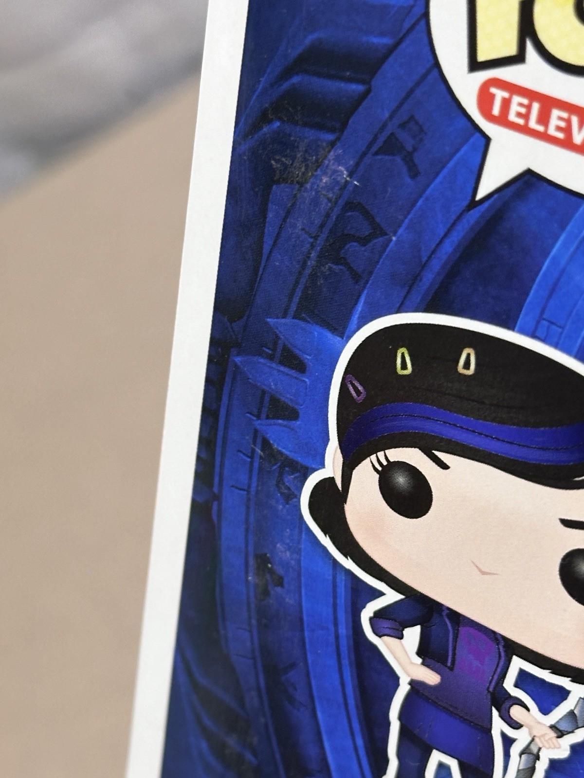 2017 Funko Pop! Vinyl TV : Trollhunters – Claire with Gnome #468 FLAWED BOX