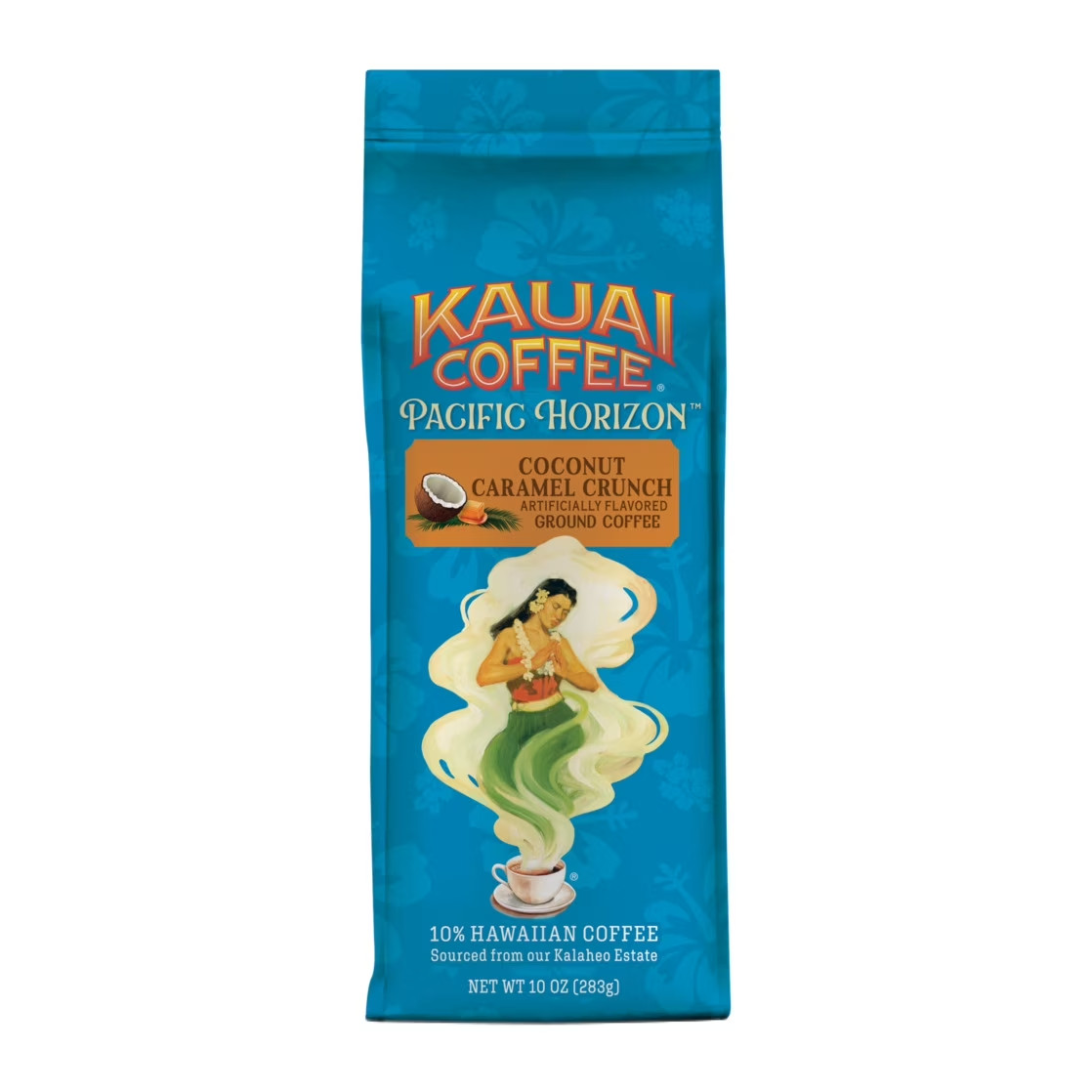 Kauai Coffee Coconut Caramel Crunch Medium Roast 10oz – US Stock No Fees