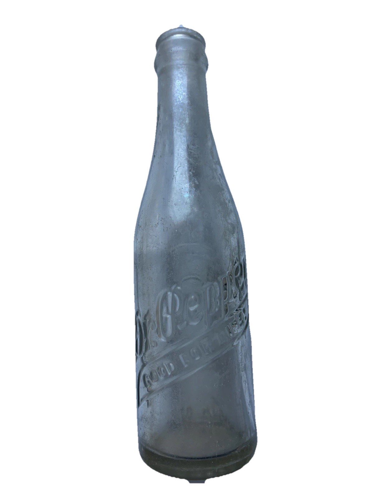 Vintage 1940s Dr Pepper 6.5oz Glass Bottle “Good For Life” 10-2-4 LOS ANGELES C