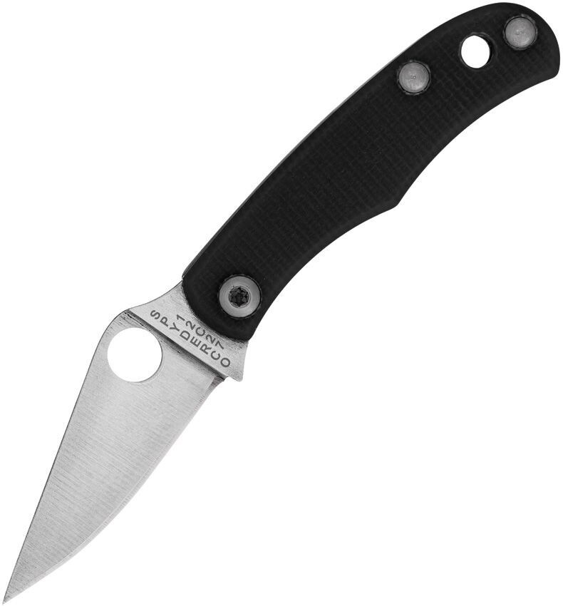 Spyderco BUG Folding Knife 1.25″ Black G-10 Handle C133GBKP