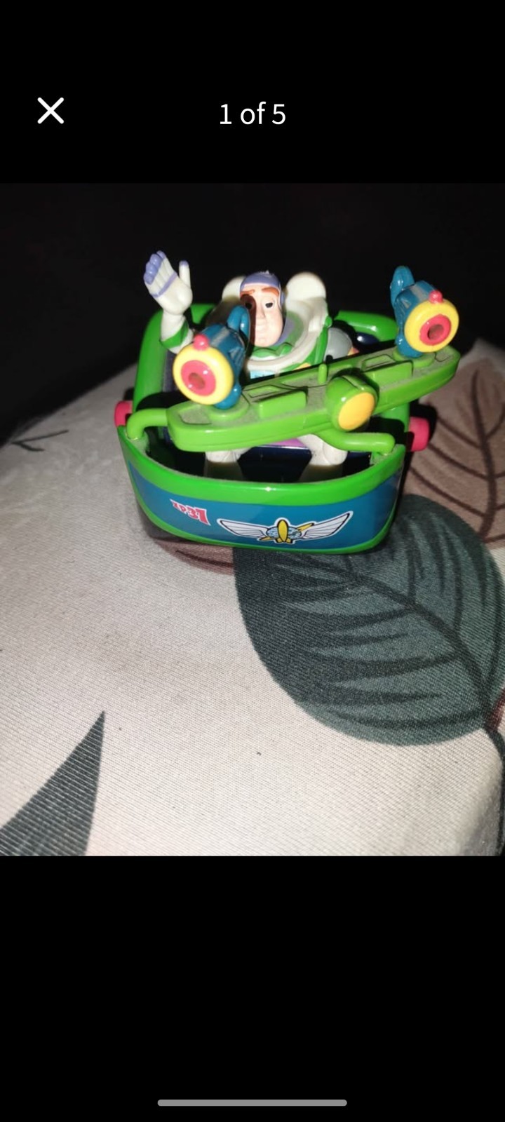Vintage 2010 Disney Toy Story Buzz Lightyear Die Cast Ride Vehicle Car
